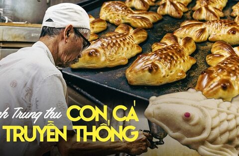 Lò bánh Trung thu cổ truyền hơn 34 năm tuổi ẩn mình trong con ngõ nhỏ ở Hà Nội, nơi làm ra những chiếc bánh nướng con cá gắn liền với tuổi thơ nhiều người