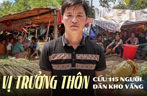 Chân dung anh trưởng thôn Kho Vàng 8 giờ sáng thấy vết nứt, 4 giờ chiều đã di dời 115 người dân lên núi an toàn