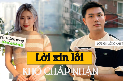 Những lời xin lỗi không đáng được tha thứ