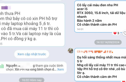 Xin phụ huynh ủng hộ mua laptop bất thành, cô giáo “dỗi” không soạn đề cương