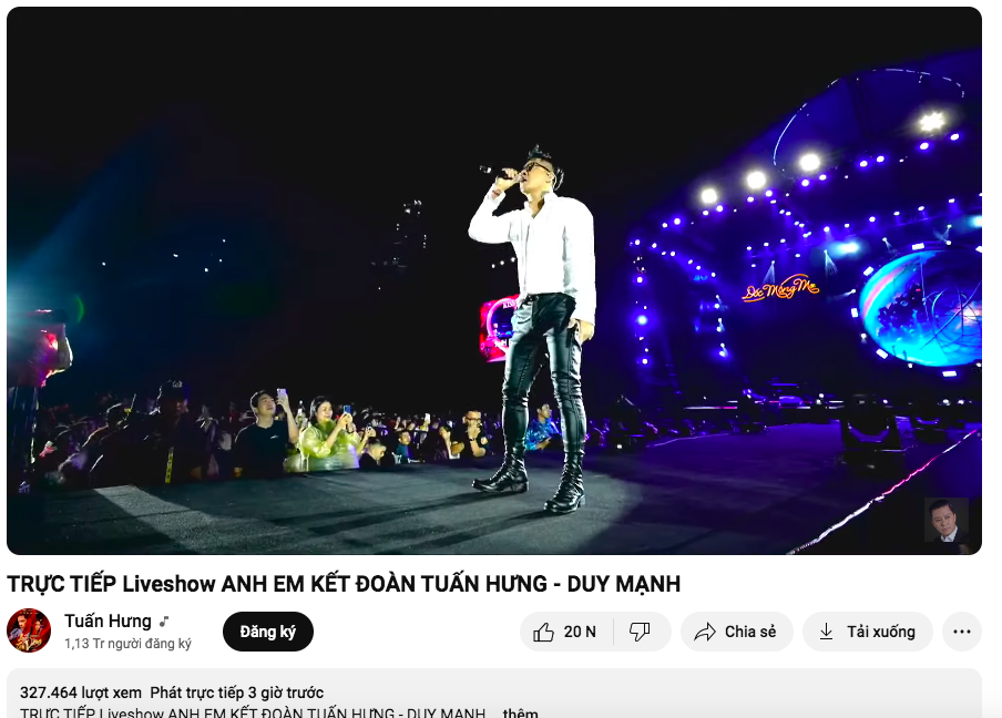 Sốc với số người xem livestream cực khủng theo dõi anh em Tuấn Hưng - Duy Mạnh kết đoàn!- Ảnh 2.