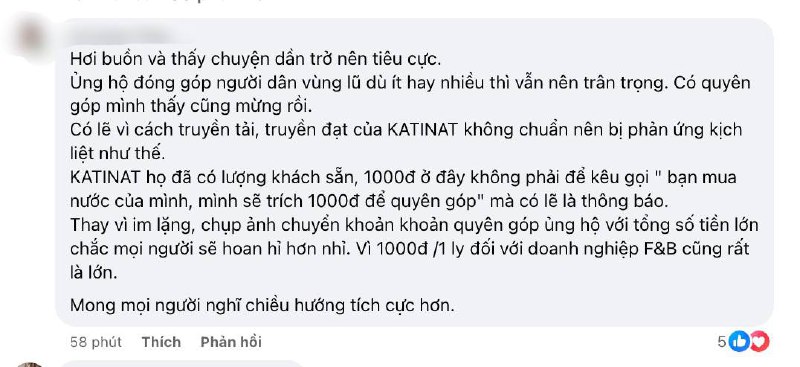 Chuyện KATINAT trích 1.000đ/ly nước: Hệ thống hơn 70 cửa hàng, doanh số 50.000 ly/ngày, 20 ngày trích được 1 tỷ đồng ủng hộ đồng bào lũ lụt- Ảnh 2.