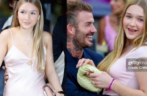 Tiểu thư Harper nhà Beckham có một khuyết điểm trên gương mặt, dùng cách giống Ánh Viên để cải thiện nhan sắc