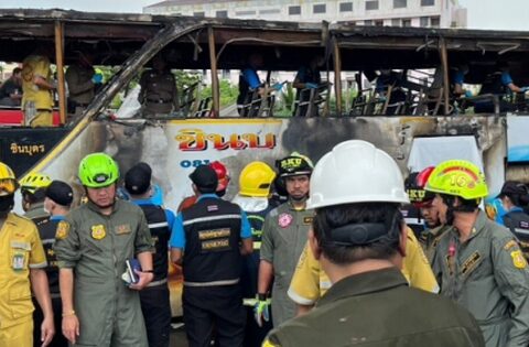 Vụ cháy xe buýt ở Thái Lan: 22 thi thể đã được tìm thấy bên trong, hé lộ nguyên nhân các nạn nhân không thể thoát ra ngoài