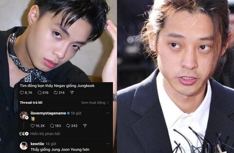 Negav từng bị anh em GERDNANG so sánh giống tội phạm Jung Joon Young