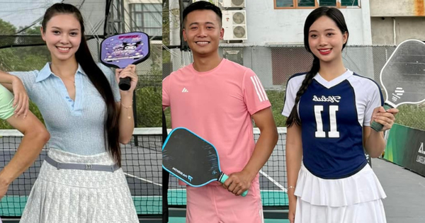 Profile “đỉnh nóc kịch trần” của 2 mỹ nhân bắt cặp với Quang Linh Vlogs trên sân pickleball