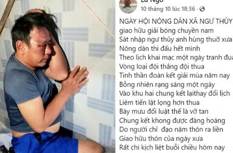 Vụ người đàn ông bị đánh do lên Facebook làm thơ: Nhóm đánh người xin được khắc phục hậu quả