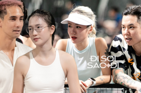 Andree – Phương Ly “dính như sam” trên sân pickleball, vợ JustaTee so kè nhà vô địch châu Á