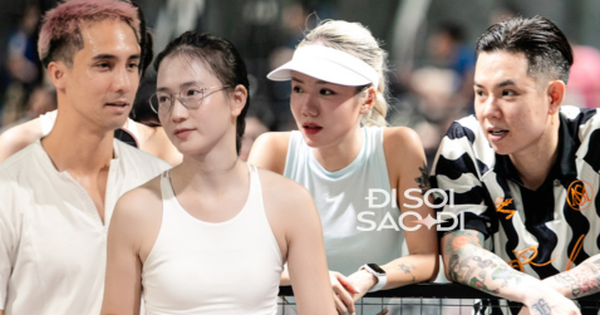 Andree – Phương Ly “dính như sam” trên sân pickleball, vợ JustaTee so kè nhà vô địch châu Á