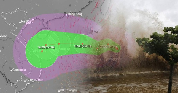 Bão Trà Mi đã mạnh lên cấp 10, giật cấp 12: Sắp vào biển Đông, đổi hướng liên tục