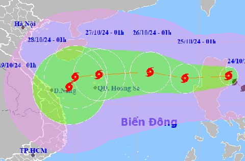 Bão Trà Mi tăng cấp với đường đi kỳ dị, 2 kịch bản xảy ra khi vào vùng biển nước ta