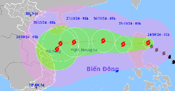 Bão Trà Mi tăng cấp với đường đi kỳ dị, 2 kịch bản xảy ra khi vào vùng biển nước ta