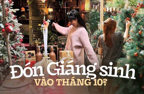 Các quán cà phê đồng loạt gây sốc khi trang trí Giáng sinh vào tháng 10, bạn ơi sao vội thế?