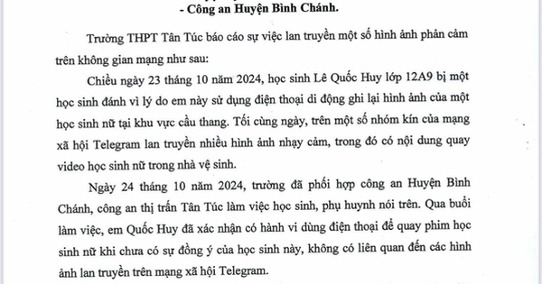 Vụ hàng ngàn clip nữ sinh bị quay lén trong nhà vệ sinh: Trường mời 1 học sinh lên làm việc