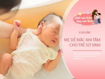 Có 3 hiểu lầm khi tắm cho trẻ sơ sinh mà nhiều bà mẹ không biết, đến khi con ốm mới ngộ ra