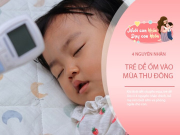 3 cách chăm sóc trẻ sơ sinh khi thời tiết chuyển mùa để không lo con ốm
