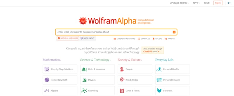 Wolfram|Alpha