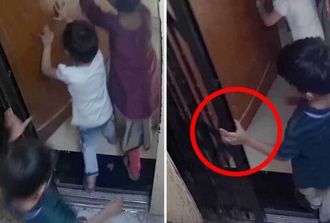 Kẹt thang máy, cách ứng xử của 2 đứa trẻ cho thấy: Muốn con giỏi, cha mẹ nhắc đi nhắc lại 3 chữ là đủ