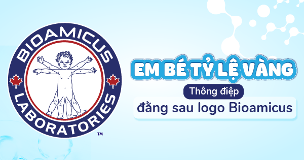 “Em bé tỷ lệ vàng” – Thông điệp ẩn chứa đằng sau logo Bioamicus
