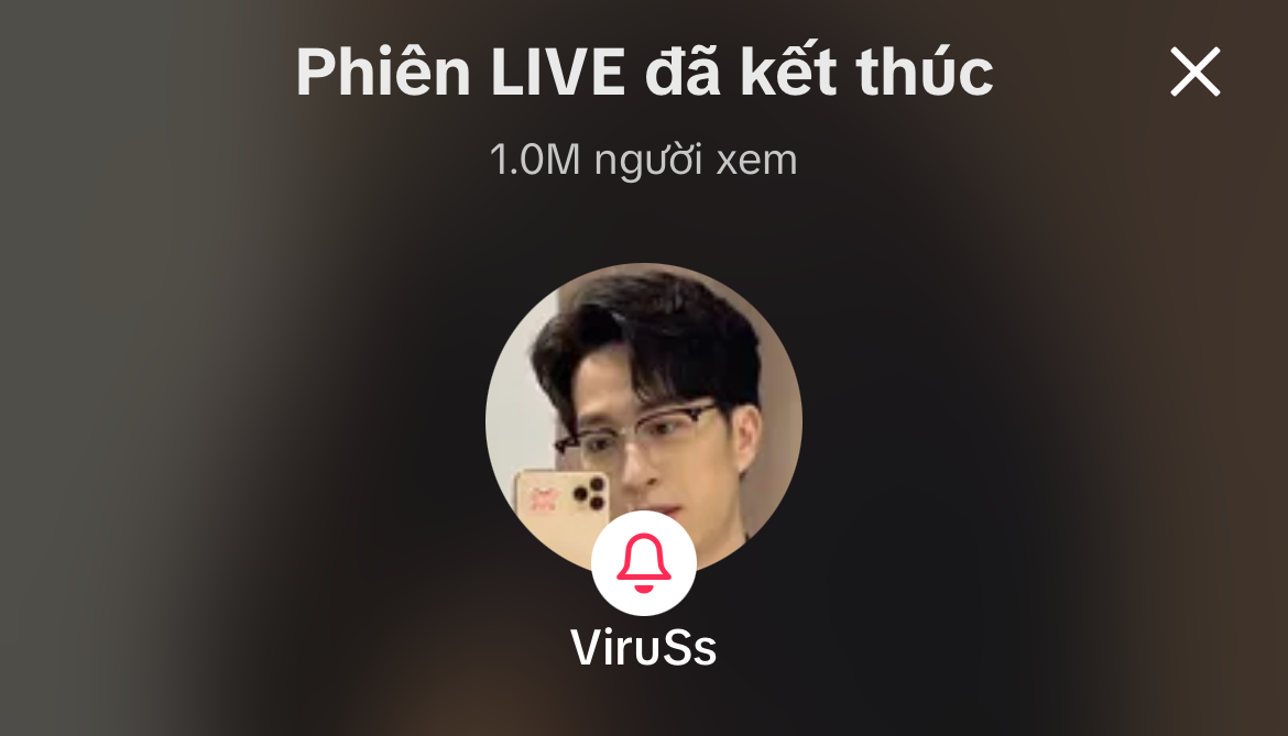 Thông báo quan trọng của ViruSs trong 9 phút livestream- Ảnh 1.