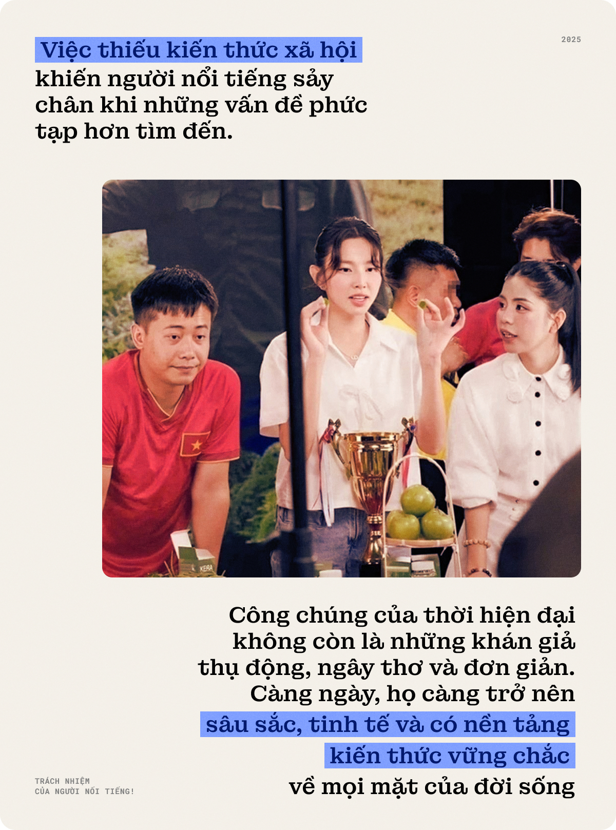 Người nổi tiếng và cạm bẫy của sự 