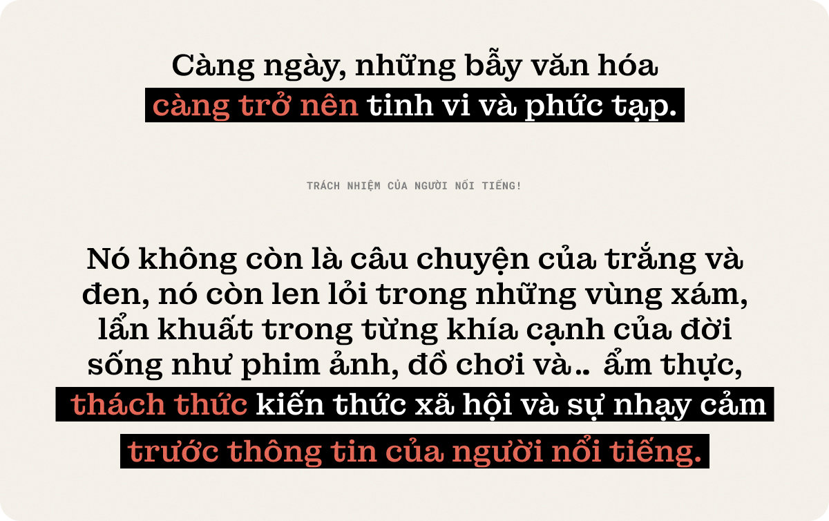 Người nổi tiếng và cạm bẫy của sự 
