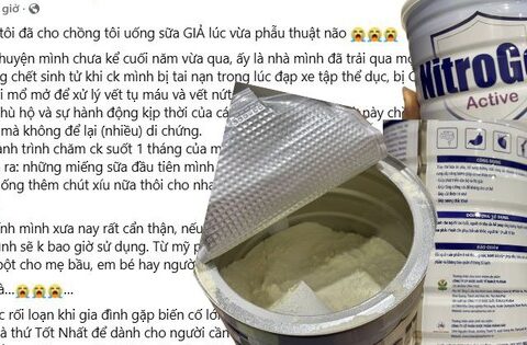 Nữ biên tập viên bàng hoàng khi phát hiện mình từng mua phải sữa giả cho chồng uống lúc mới phẫu thuật não