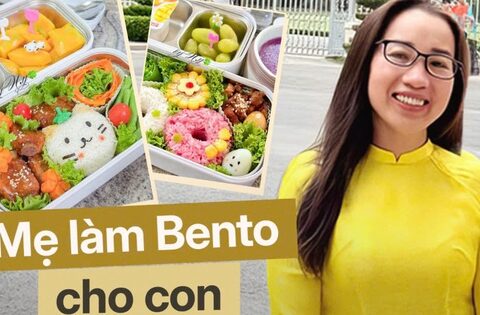 Dậy từ 4h sáng, là trụ cột gia đình, một tay lo từ A-Z, nhìn hộp cơm bento mẹ chuẩn bị cho con mà choáng