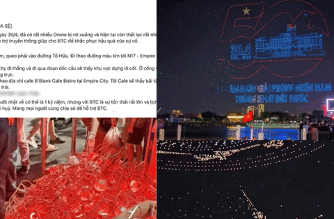 BTC trình diễn 10.500 drone: Nhờ nhiều người kêu gọi, chúng tôi đã thu lại gần đủ số drone làm rơi