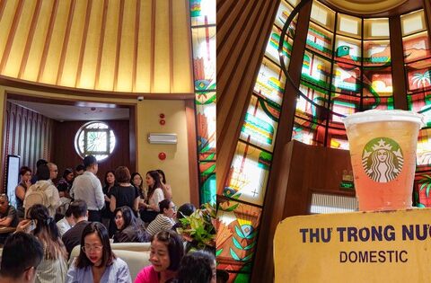 Starbucks Bưu Điện Hà Nội vừa mở đã đông kín, nhưng lại có 1 điểm trừ khiến dân tình tiếc nuối