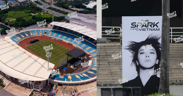 ĐỘC QUYỀN: Siêu sân khấu mega concert có G-Dragon đang được dựng tại Mỹ Đình