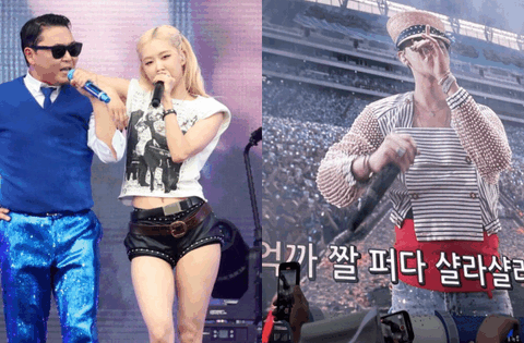 G-Dragon và Rosé “phá đảo” concert nhạc nước của PSY