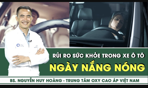Rủi ro sức khỏe trong xe ô tô ngày nắng nóng