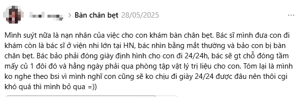 Đưa con đi khám “bàn chân bẹt”, mẹ Hà Nội mua một món đồ bạc triệu khiến hội bỉm sữa tranh cãi không hồi kết- Ảnh 2.