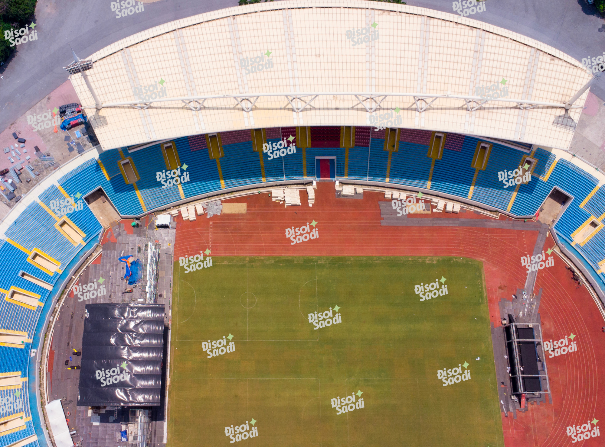 ĐỘC QUYỀN: Siêu sân khấu mega concert có G-Dragon đang được dựng tại Mỹ Đình, chỉ còn 5 ngày nữa Việt Nam sẽ đón 