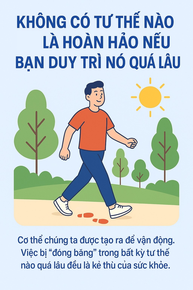 Ngồi, đứng và nằm: Tư thế nào Ngồi, đứng và nằm: Tư thế nào