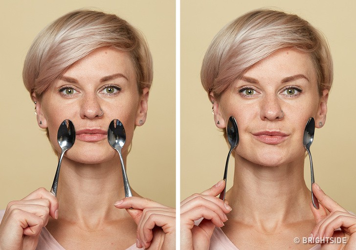 Massage chống lão hóa kiểu châu Á: Chỉ dùng thìa mà sau 2 tuần đã có da mặt căng mọng, sáng bóng, không nếp nhăn- Ảnh 10.