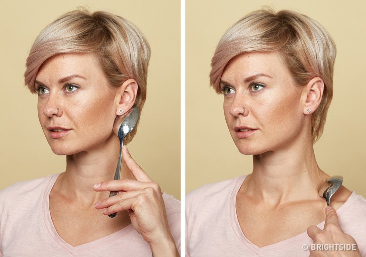 Massage chống lão hóa kiểu châu Á: Chỉ dùng thìa mà sau 2 tuần đã có da mặt căng mọng, sáng bóng, không nếp nhăn- Ảnh 12.