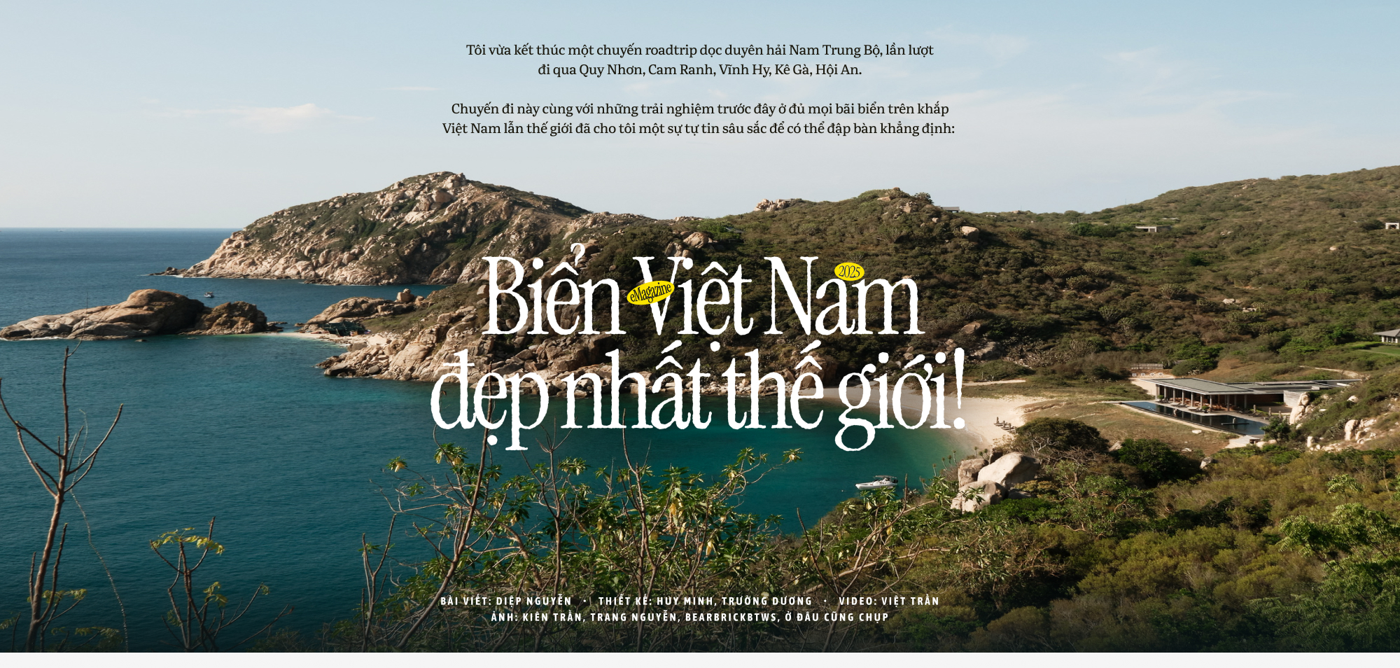 Biển Việt Nam đẹp nhất thế giới!- Ảnh 1.