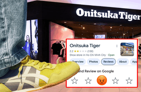 Onitsuka Tiger Việt Nam nhận bão 1 sao, khách hàng đồng loạt bức xúc với thái độ của nhân viên