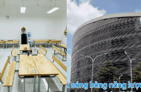 Cùng xem trường Tiểu học mới toanh ở Cầu Giấy, vừa đón lứa học sinh đầu tiên: Đẹp phát “Wow” ngay từ cổng trường!