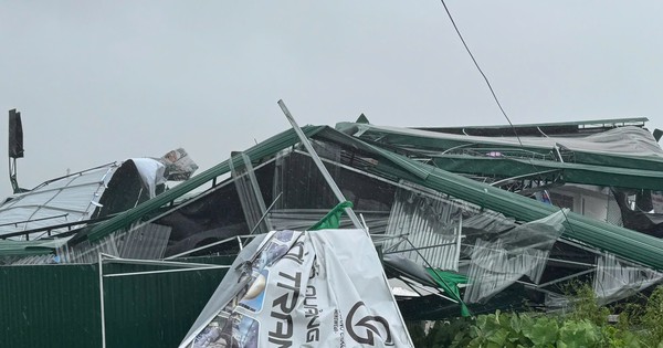 Tình hình bão số 5: Đã có 1 người chết, 8 người bị thương; Sân Pickleball tiền tỷ đổ sập