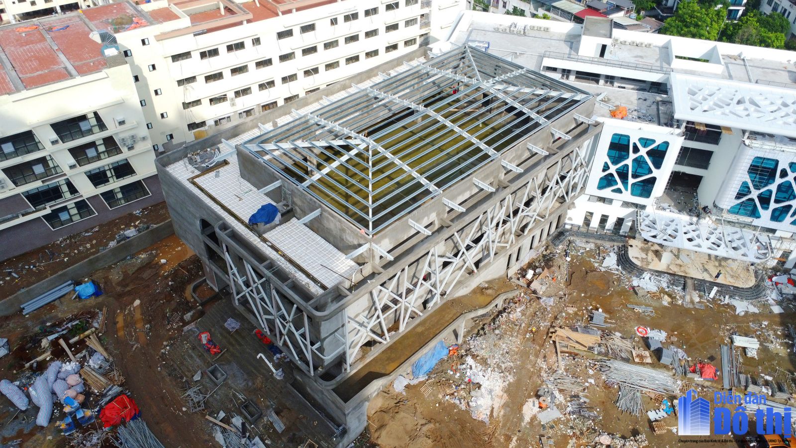 Thêm 1 trường TIỂU HỌC CÔNG LẬP đang dần hoàn thiện khiến phụ huynh Hà Nội phấn khích: Hoành tráng quá!- Ảnh 1.