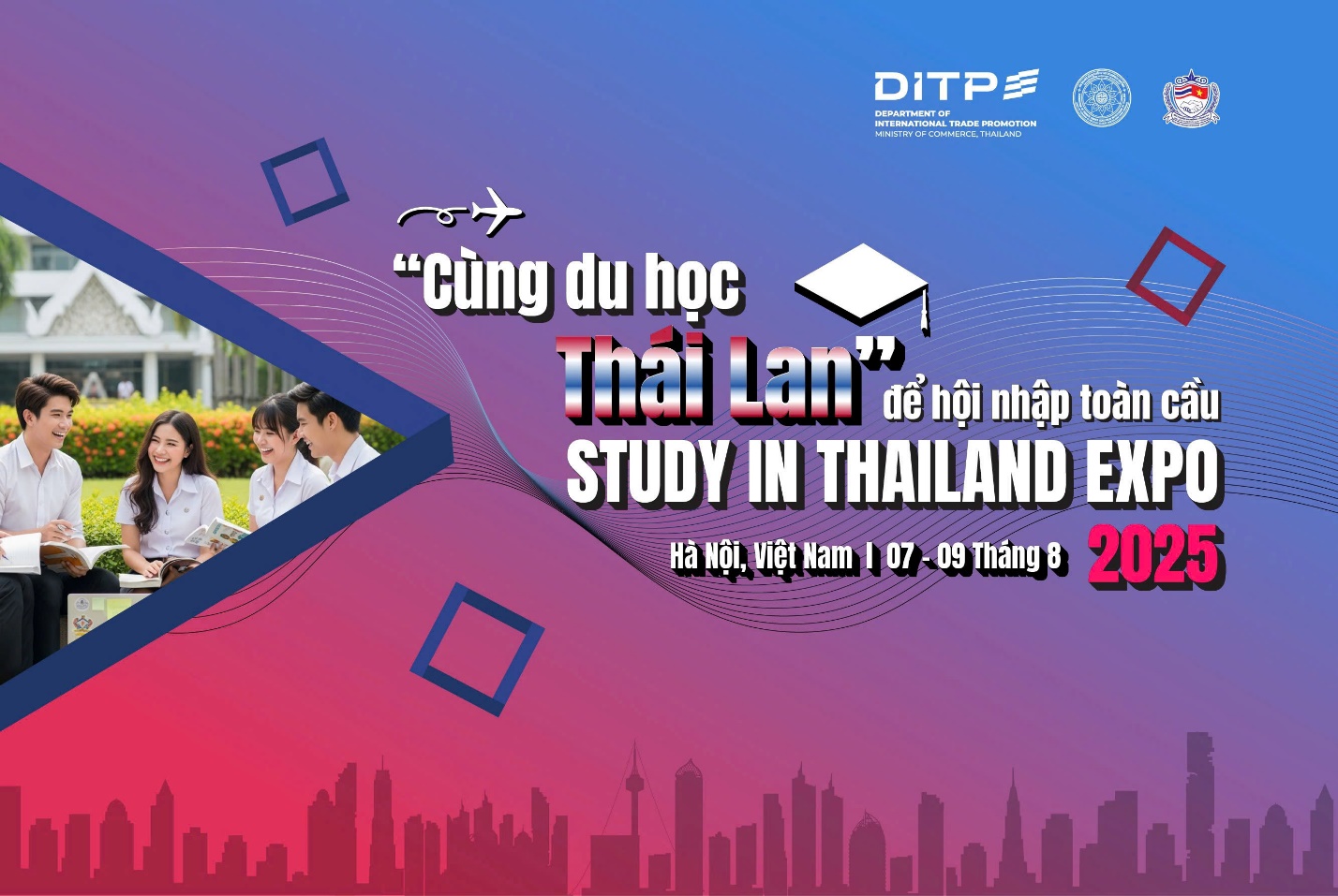 Chương trình giao lưu Du học Thái Lan 2025 sẽ diễn ra tại Hà Nội vào ngày 09 tháng 8- Ảnh 1.