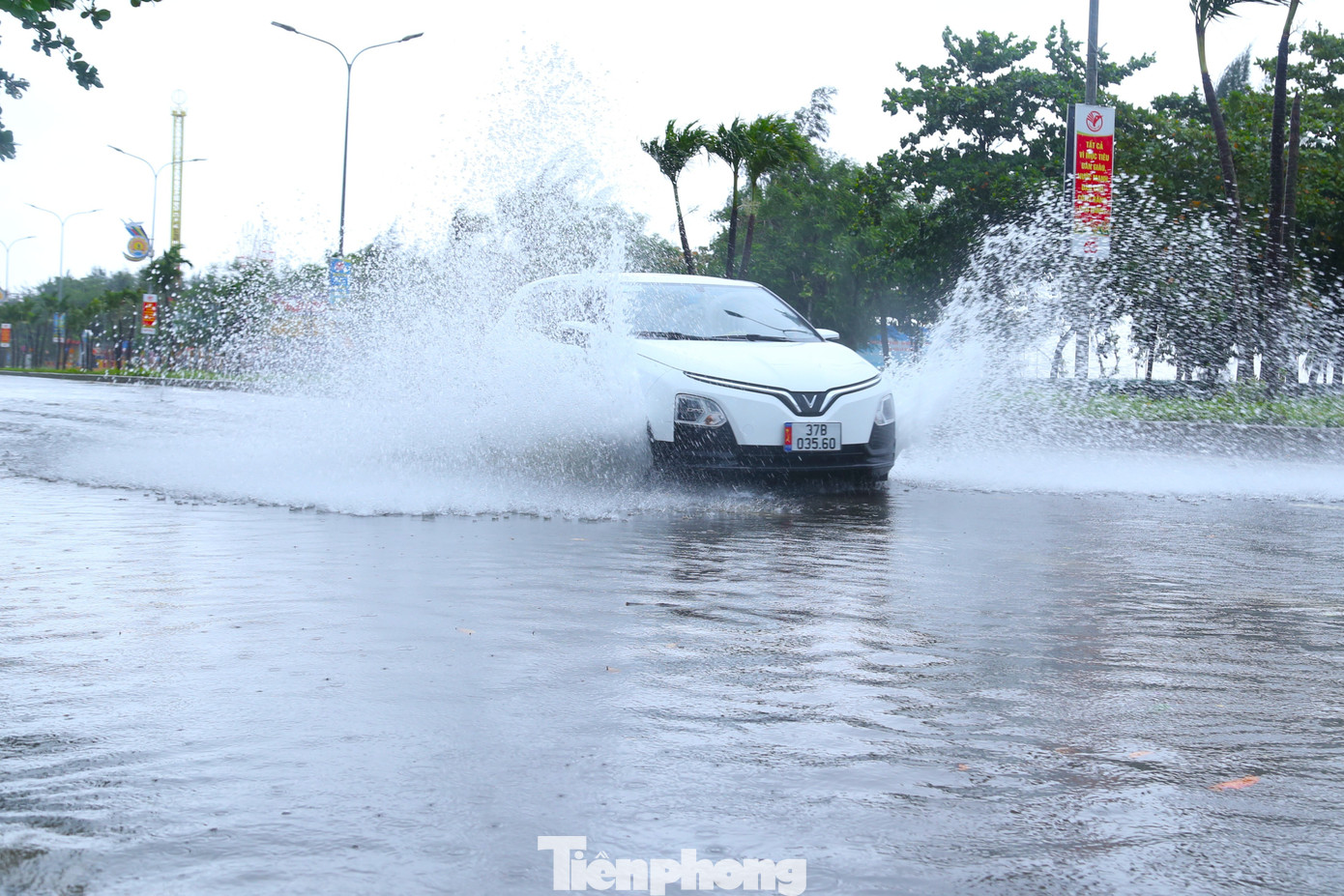 Bão số 5 chuẩn bị đổ bộ: Nhiều khu vực bắt đầu mưa trắng trời, hạn chế đi trên quốc lộ 1A, cao tốc Bắc - Nam qua Nghệ An- Ảnh 5.