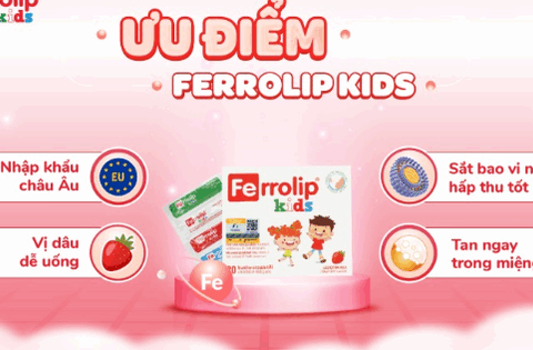 Sự thật về Thực phẩm bảo vệ sức khỏe Ferrolip Kids dự phòng cho trẻ lười ăn thịt cá