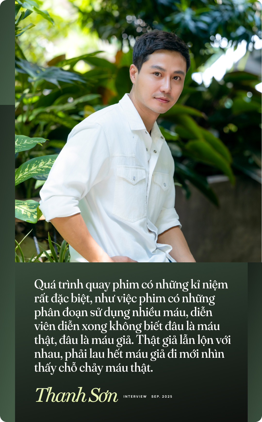 Thanh Sơn: Chúng tôi diễn xong không biết đâu là máu thật, đâu là máu giả, nghĩa là máu thật và máu giả lẫn lộn với nhau- Ảnh 2.