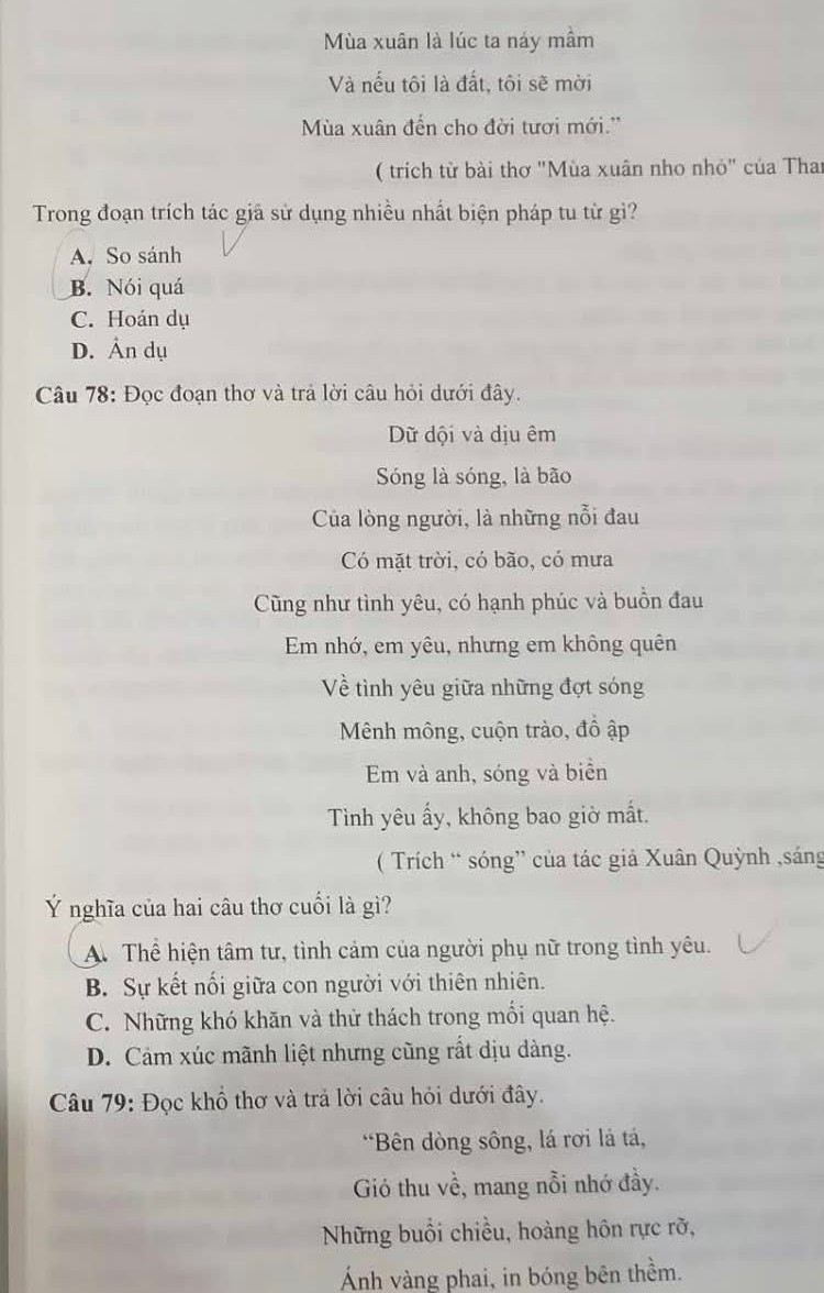 Sách luyện thi gây tranh cãi vì thơ Xuân Quỳnh, Quang Dũng bị biến dạng, phụ huynh bức xúc: 