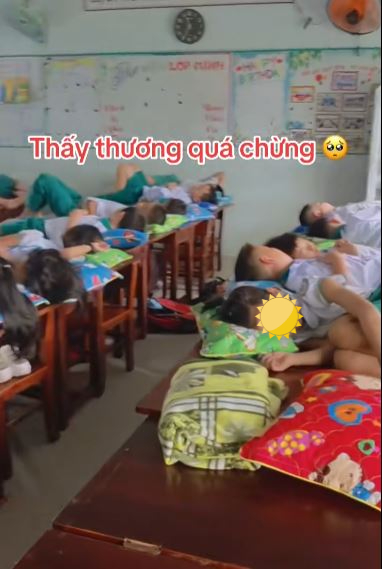 Loạt hình ảnh học sinh tiểu học ngủ trưa khiến phụ huynh tranh cãi: Chi tiết nhỏ nhưng cần lưu ý, tinh tế hơn!- Ảnh 1.