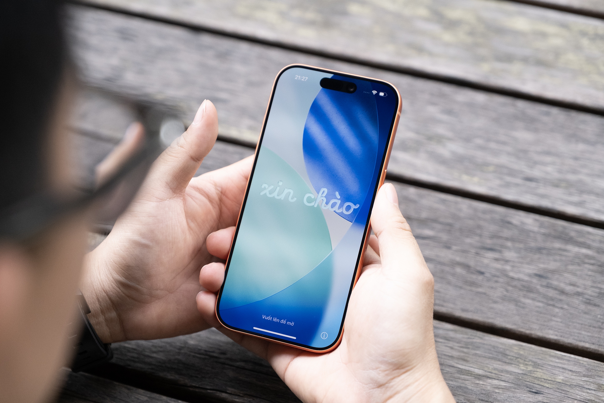 Đây là ảnh thực tế iPhone 17 Pro đang 